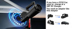 Connection direction: GB/T DC charger to the adapter and CCS2 vehicle