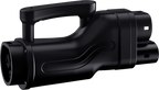GB/T to CCS2 DC charging adapter, reverse angle showing the GB/T input and carry handle