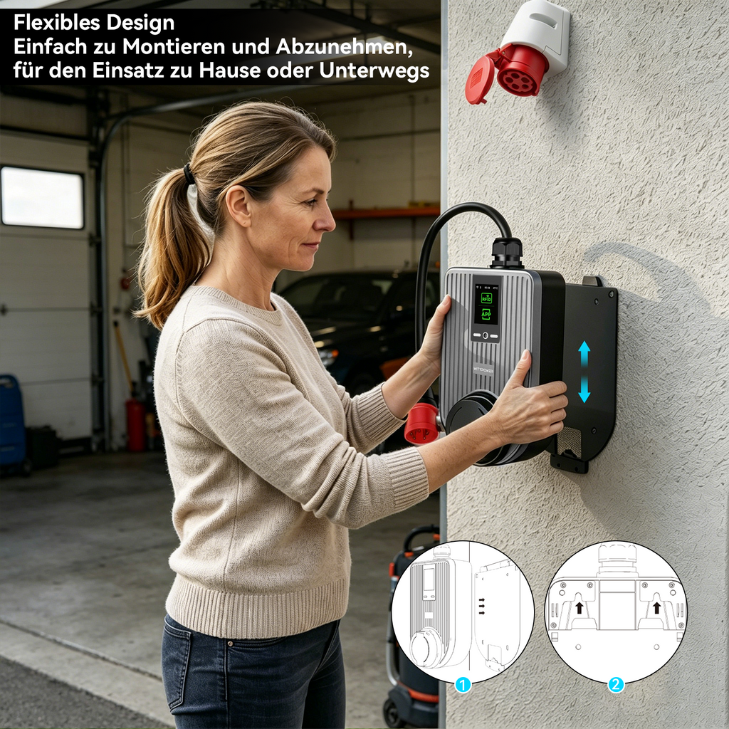 WityPower Q cee 11kw EV charger product information