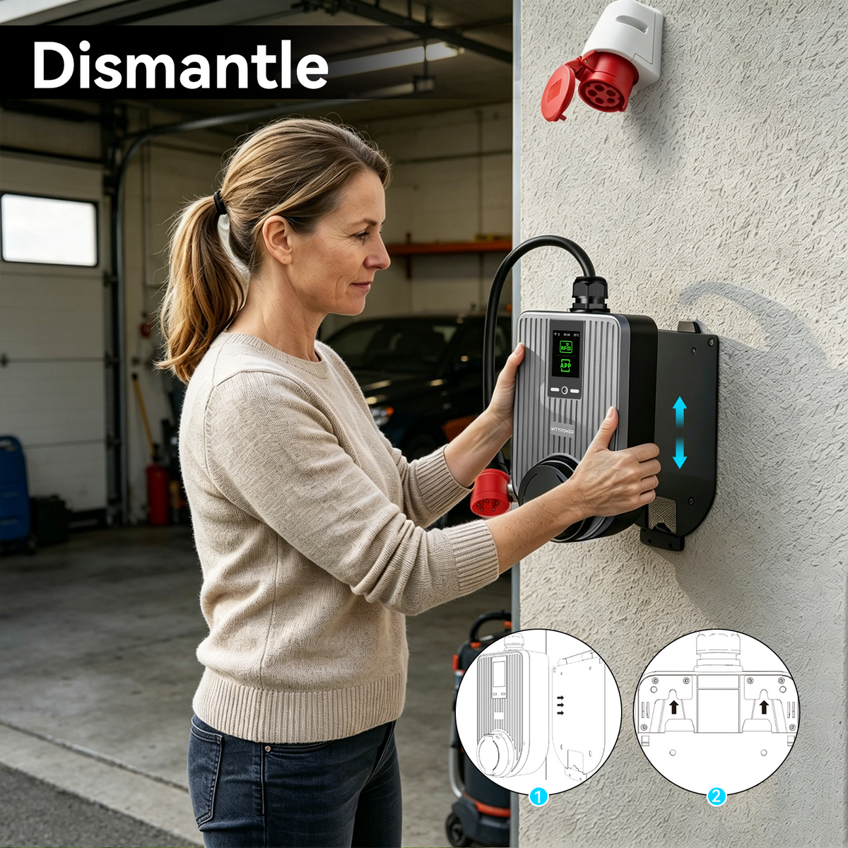 WityPower Q cee 11kw EV charger product information 2