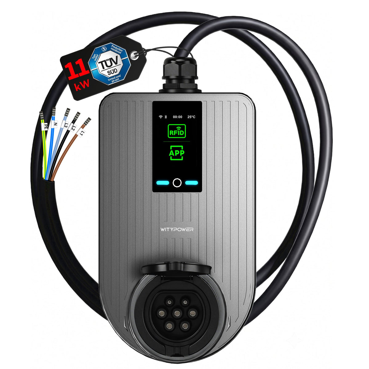 WityPower Q Series 11kW hardwired input